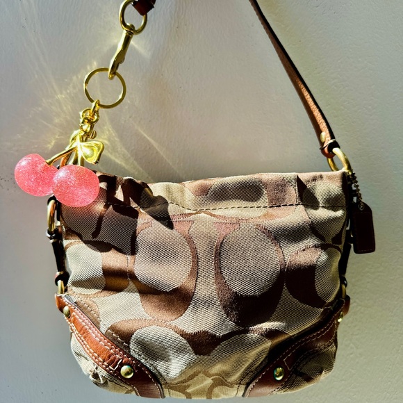 Coach Handbags - Coach Brown and Tan Shoulder Bag